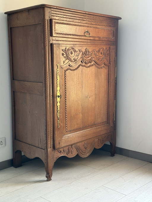 Norman-style jam cupboard in solid wood