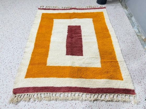 Image 1 of Authentische handgeknüpfte marokkanische Teppiche | Individuelle Designs & 100 % Naturwolle 250 cm x 150 cm