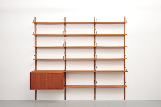 Image 1 of Mensola da parete "Royal System" in teak di Poul Cadovius per CADO (anni '50)