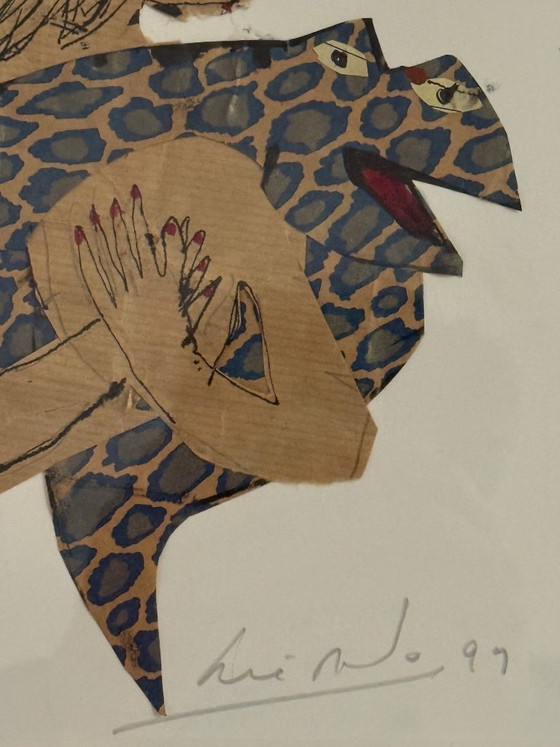 Image 1 of John Lie A Fo (unique) Woman with Snake on Her Breast