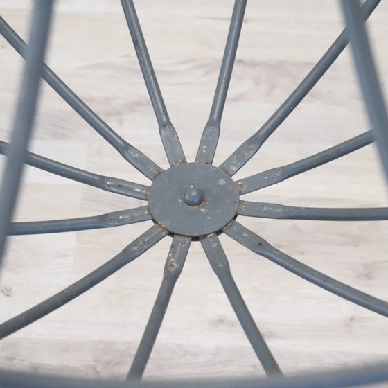 Image 1 of Lampadario vintage di grandi dimensioni in ferro a forma di palloncino, 12 lampadine