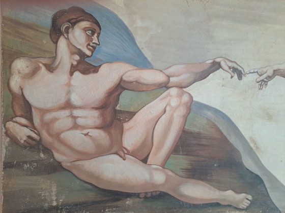 Affresco su Tela, B&B Affreschi, Arte, Legno, Beige (foto 3 di 5)