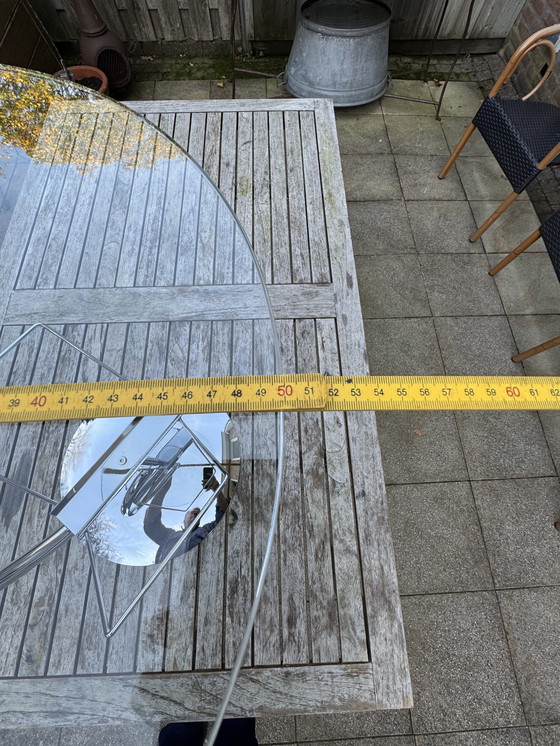 Image 1 of Tavolino KOKOON | 🇩🇪 Anni '80 | Un elemento d'arredo senza tempo in cromo e vetro