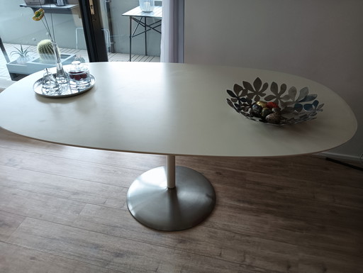 Tulip oval dining table
