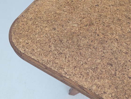 Image 1 of Table en chêne sculpturale moderniste française, années 1930