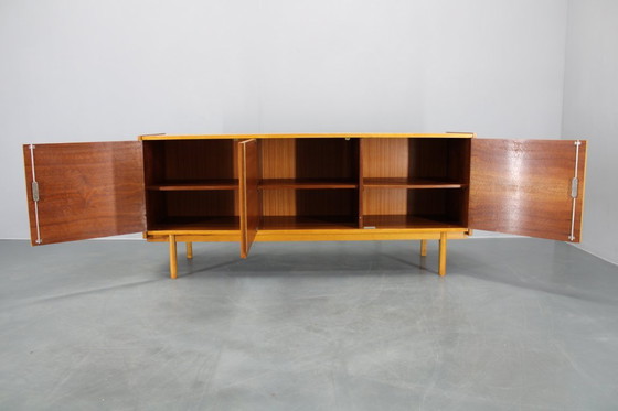 Image 1 of 1960s Czechoslovakian Maple Veneer Sideboard, High Gloss Finish