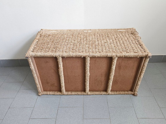 Image 1 of PRACHTIGE VINTAGE TOUWKOFFER UIT 1960 VAN DLG AUDOUX MINET JAREN 60