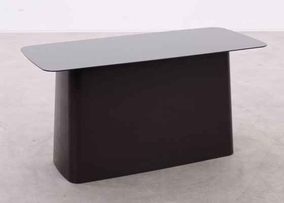 Image 1 of Vitra Metal Side Table Chocolate Brown