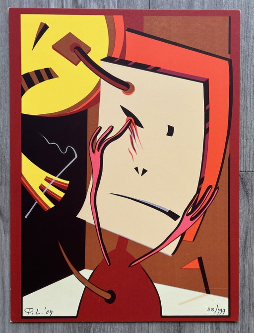 Serigrafia Pim Leefsma - Stanco di questo