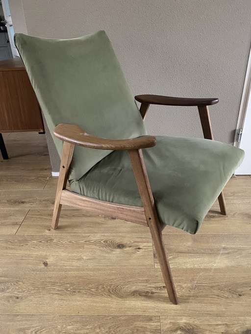 Deux chaises vintage scandinaves en teck des années 1960