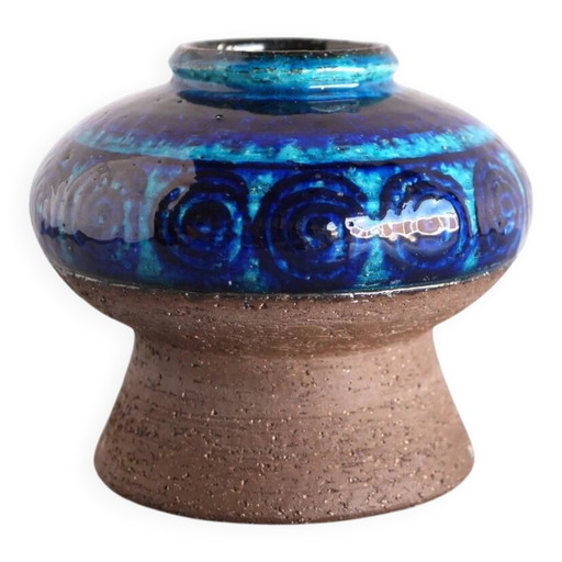 Mid-century modern studio art ceramic vase by Inger Persson for Rörstrand, 1970s
