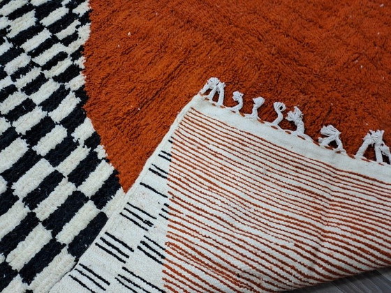 Traditioneel handgemaakt Beni Ouraine-tapijt, formaat 1,5/2,5 m – Aime Té, Vloerkleden en tapijten, Wool (photo 6 of 9)