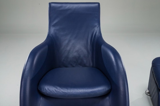 Image 1 of Set Loge Loungestoel & Ottoman van Gerard Van Den Berg voor Montis, jaren 1990