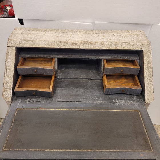 Image 1 of Provencal bureau/chest of drawers, Louis XV style, 19th century - France