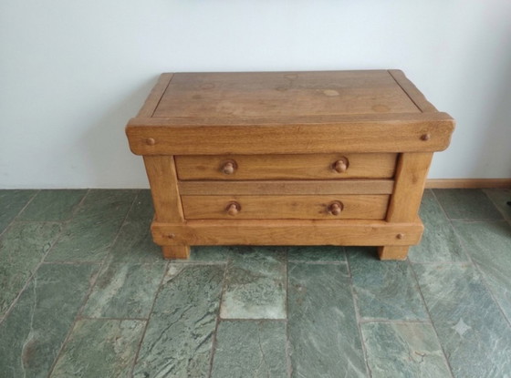 3 Brutalist Cabinets Made of Solid Oak – Wood (photo 8 of 8)