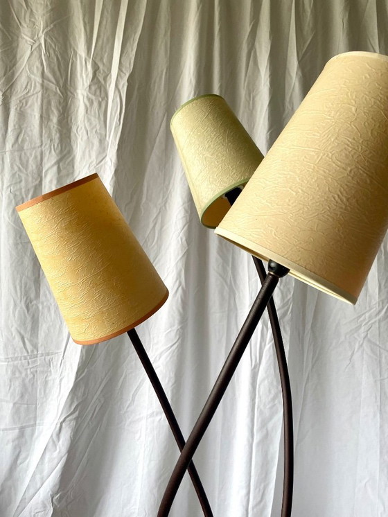 Image 1 of Lampadaire fer forgé artisanal studio Pescatore