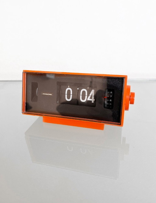 Vintage 1970s Kalorik Flip table clock