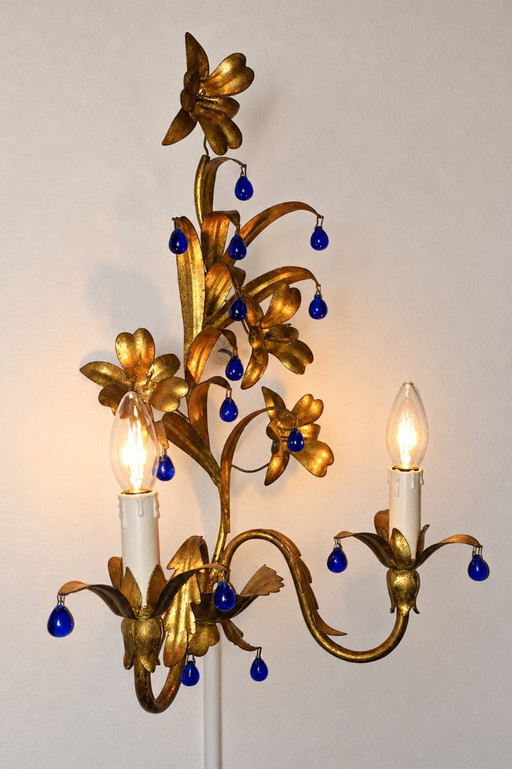 Set di due lampadari da parete italiani