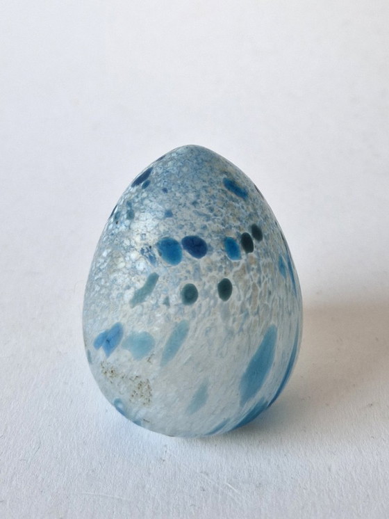 Image 1 of Kosta Boda - Blue egg by Monica Backström