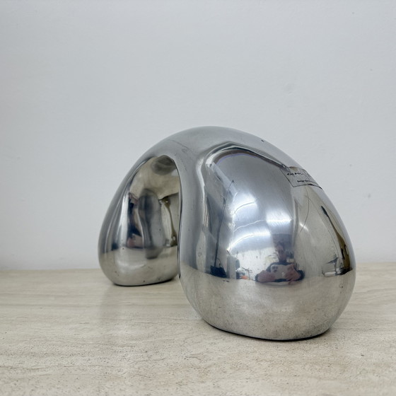 Image 1 of Biomorphic Sculpture Object in Aluminum by Eva & Peter Moritz for IKEA, 1980