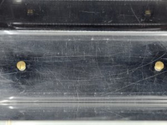 Image 1 of Portariviste in plexiglass David Lange Francia 1970 vintage