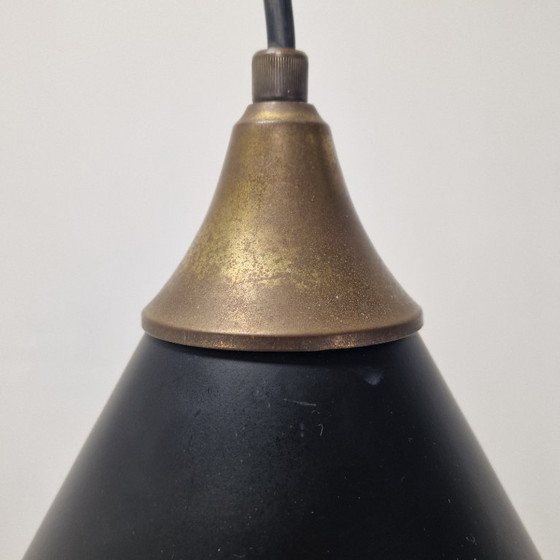 Image 1 of Bent Karlby für Lyfa, „Kegle“ Pendelleuchte, Dänemark, 1970er Jahre