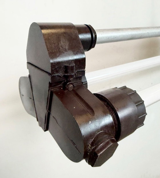 Image 1 of Lampada tubolare grigia industriale di Elektrosvit, anni '70