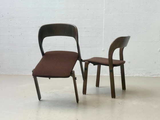 20 vintage chairs by Dietiker, 1986 – Side chairs, Wood (photo 2 of 11)