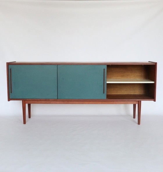 Image 1 of Vintage Danish design teak TV cabinet sideboard
