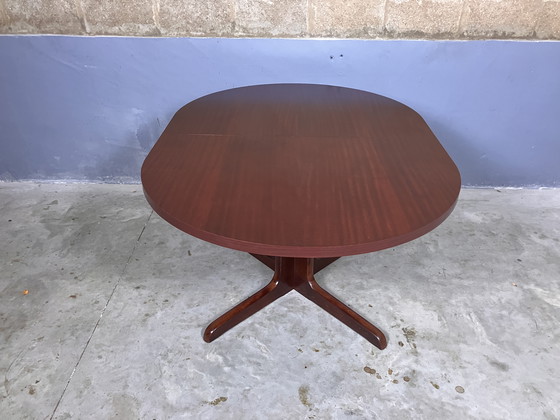 Image 1 of Vintage oval table Seventies