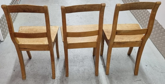 Antieke Hollandse Biedermeier stoelen — beukenhout — ca. 1820–1870 – Eetkamerstoelen, Wood (photo 8 of 8)