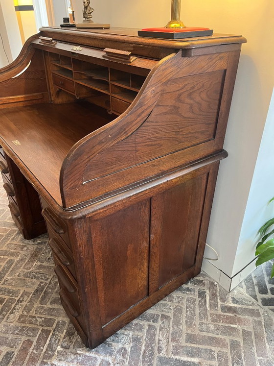Image 1 of Antique Roller Shutter Desk