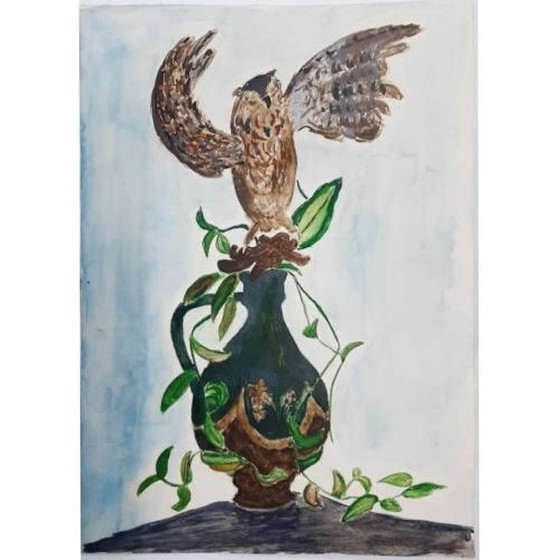 Image 1 of Pittura ad acquerello d'epoca