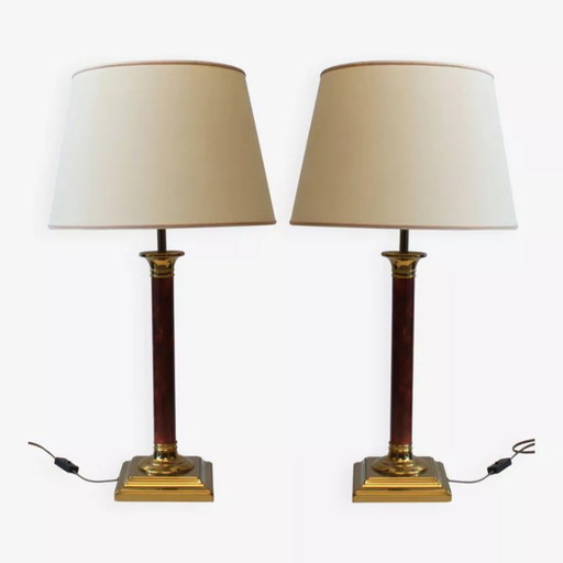 Pair of lamps, Belgium 1970.
