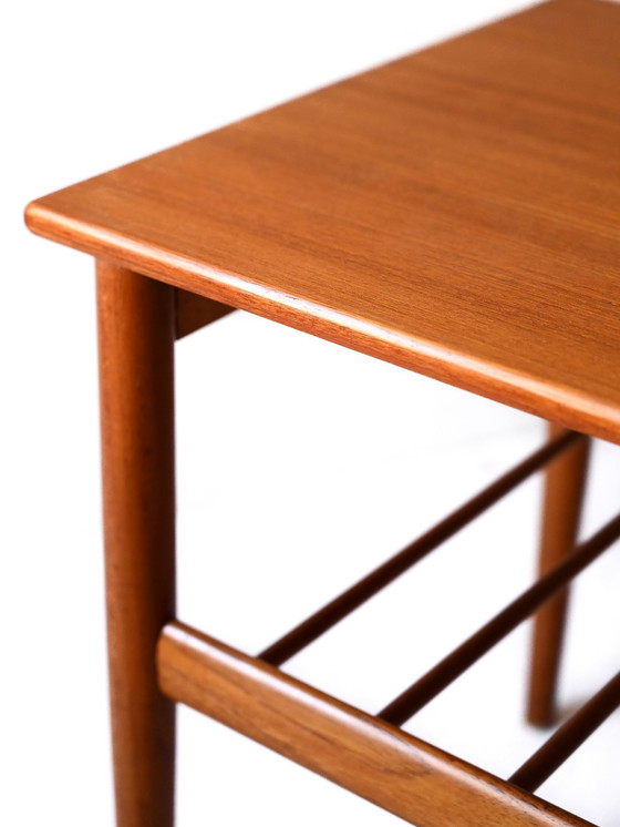 Image 1 of Table d'appoint vintage en teck scandinave, Design by Yngvar Sundström