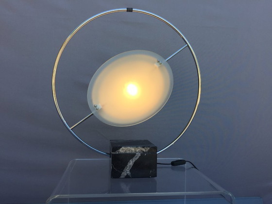 Image 1 of LUCIEN GAU LAMPE SATURNE VINTAGE