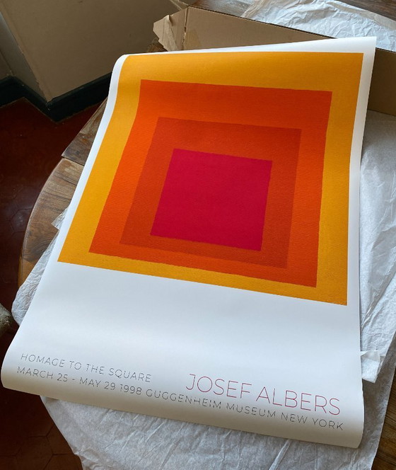 Image 1 of Josef Albers - Museo New York 1998 - Manifesto 70 x 100 cm