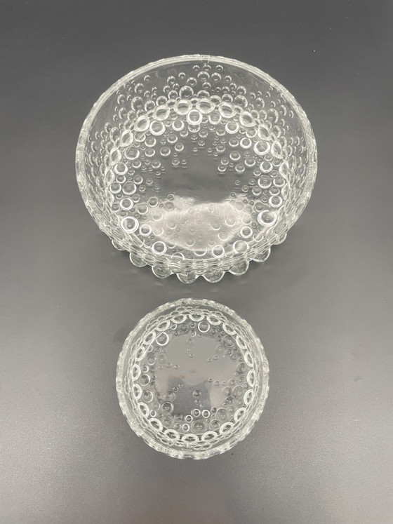 Walther Glas Bolero Bubbles grande Ciotola in vetro Ø 20 cm anni '70 – Ciotole (photo 6 of 6)
