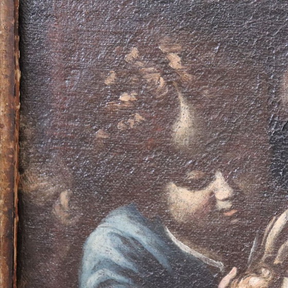 Oil Painting on Canvas, Madonna with Child and Angel Italy 17th Century – Paintings & Drawings (photo 7 of 17)