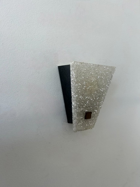 Image 1 of Vintage wall lamp, brass and Perspex, France 1960