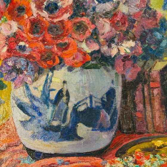 Image 1 of Simone Marie Meunier (Parigi 1890-1969) Olio su tela.