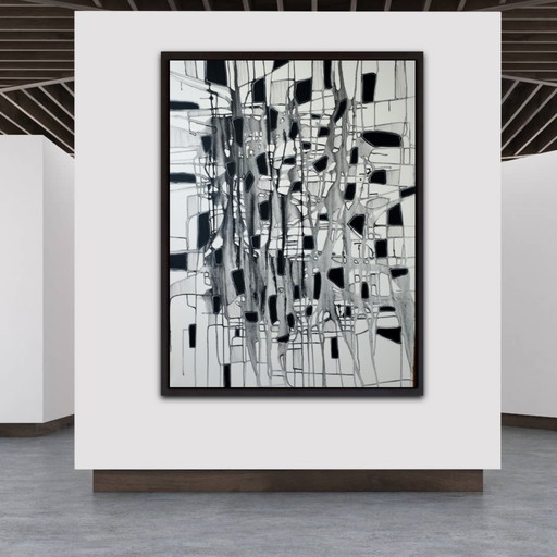 Natia Antadze Composition abstraite XXL