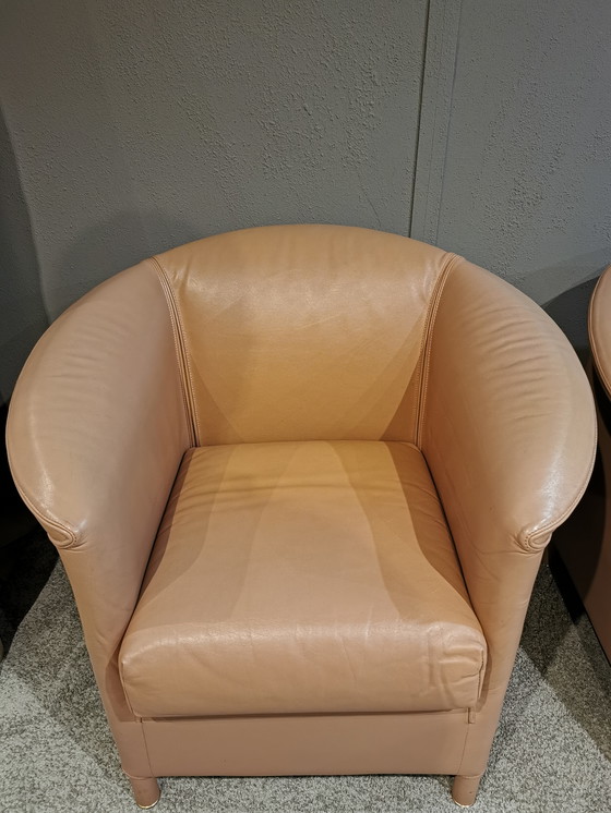 Image 1 of 2x Wittmann Aura, Lederchair, Loungechair