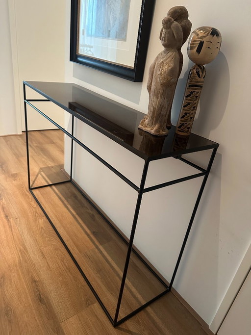 Heavy 'aged' mirror wandtafel