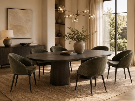 Image 1 of SET OF SYRAH GREY ARMCHAIRS