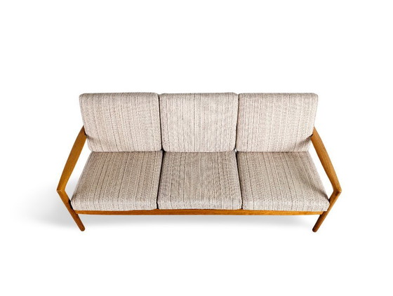 Image 1 of Divano di metà secolo, divano a tre posti, rovere, design danese vintage