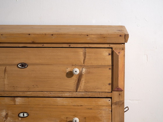 Antique solid wood chest of drawers (c.1920) #32 – Rustic (photo 32 of 40)