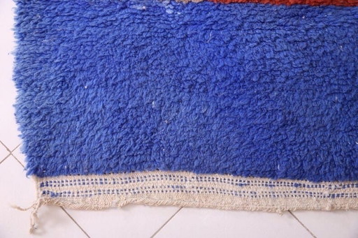 Tapis berbère beni ouraine tissé main traditionnelle 150/250 cm