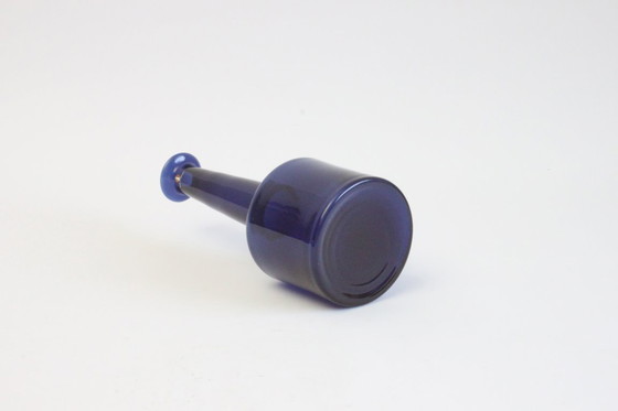 Image 1 of Timo Sarpaneva cobalt blue vase for Iitala, Finland 1964