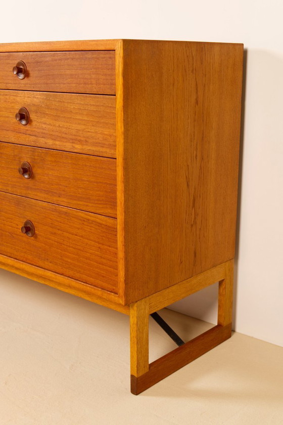 Image 1 of Cassettiera in rovere e teak di Børge Mogensen per Karl Andersson & Söner, 1958